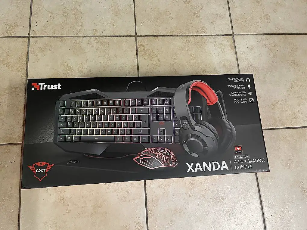Gaming Bundle TRUST (Keyboard, Headset, Mouse & Mousepad)