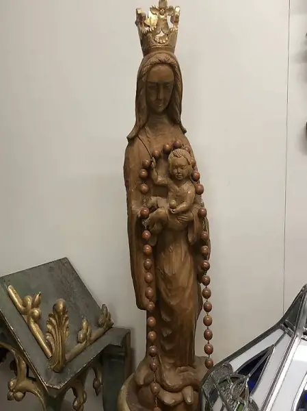Madonna Holz 74cm h
