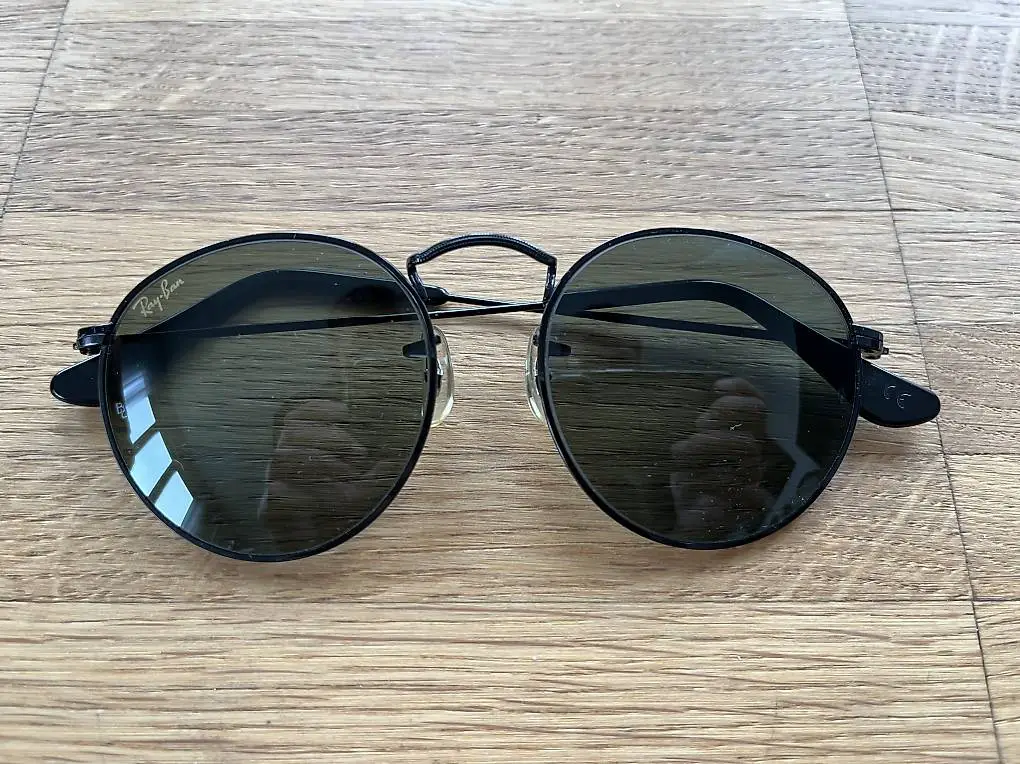 Ray Ban Vintage Sonnenbrille Round Metal Classic W0604 NYAW