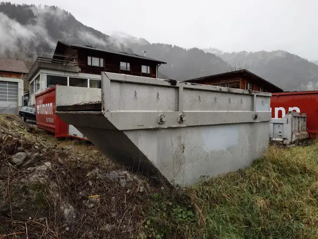 Entwässerungs Mulde, Absetzkipper