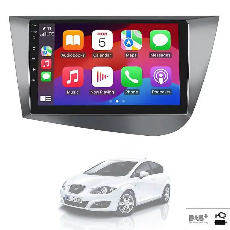 Autoradio Seat Leon Carplay DAB+ Android Navi GPS Bluetooth