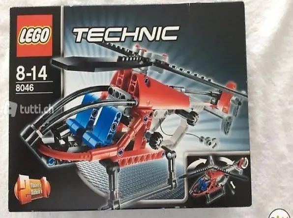 Lego Technic Helikopter, 8046, fabrikneu und ungeöffnet