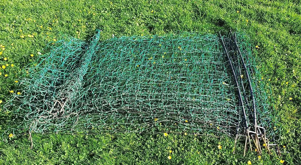 Elektrozaunnetze Grün 25 Meter für Hühner, Gänse, Puten
