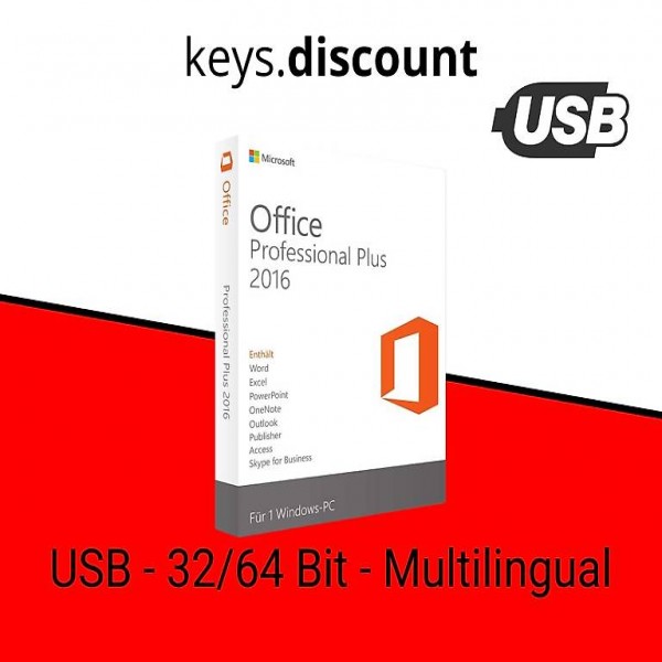  Microsoft Office 2016 Professional Plus auf USB