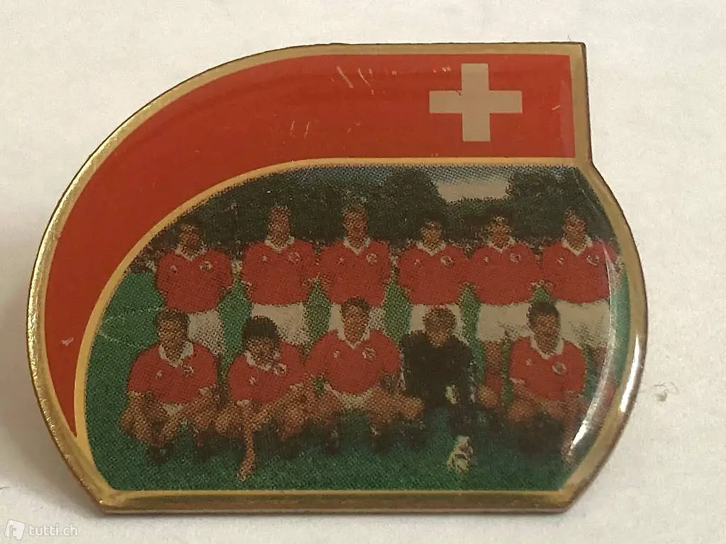 Schweizer Fussball Nati ca. 1994 Pin Rarität Vintage