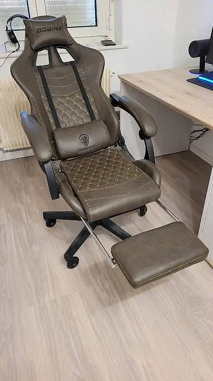 Gaming-Stuhl * Drehstuhl * Bürostuhl mit Fussstütze