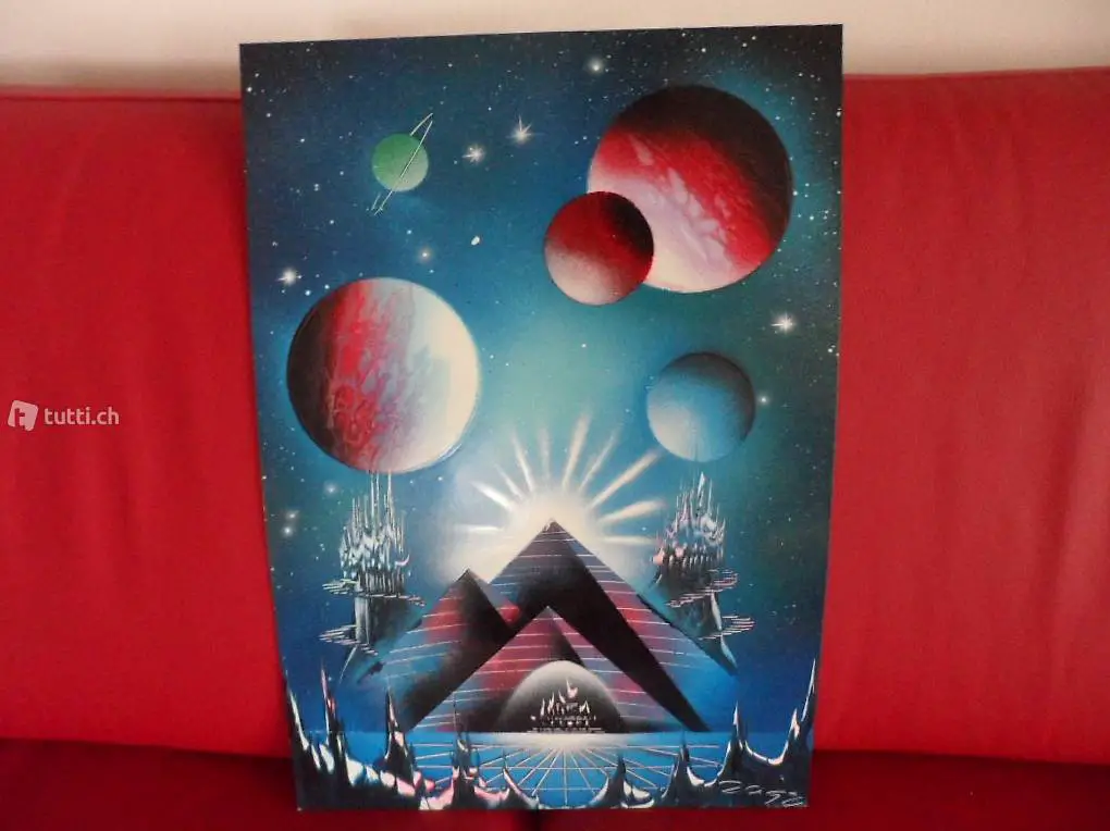 Airbrush Bilder 35x50cm und 50x70cm