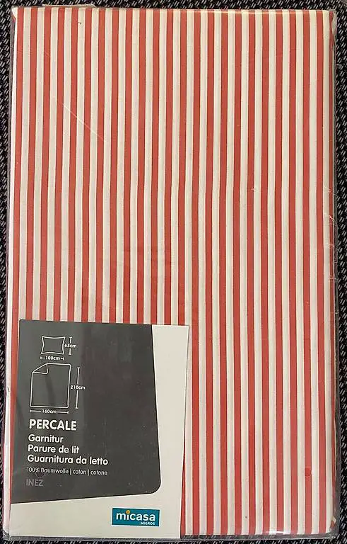 Micasa Perkal-Bettwäsche-Set 160x210 cm + 65x100cm.