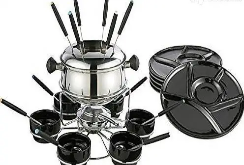  Fondue-Chinoise mit Karussell `28-teilig