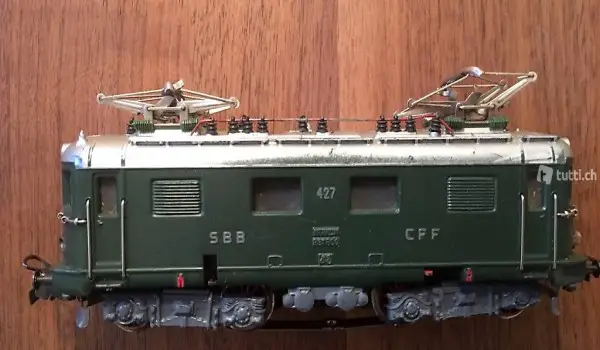 Märklin Lokomotive SBB 427 mit Guss Gehäuse 1952