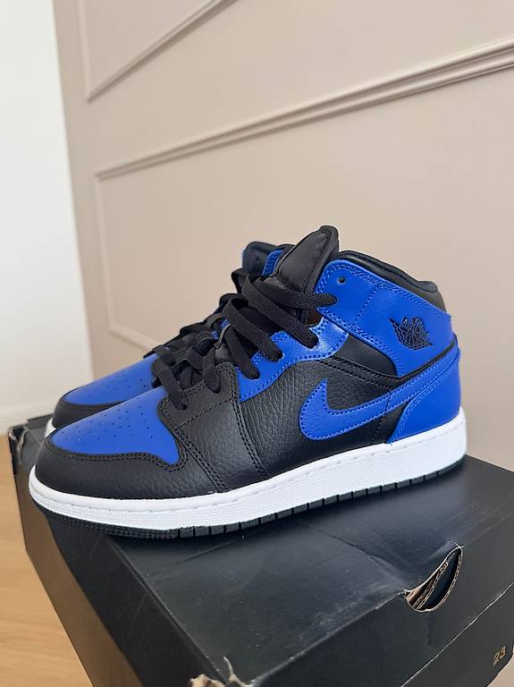 Jordan 1 Mid Hyper Königsblau (GS) Nr. 38.5