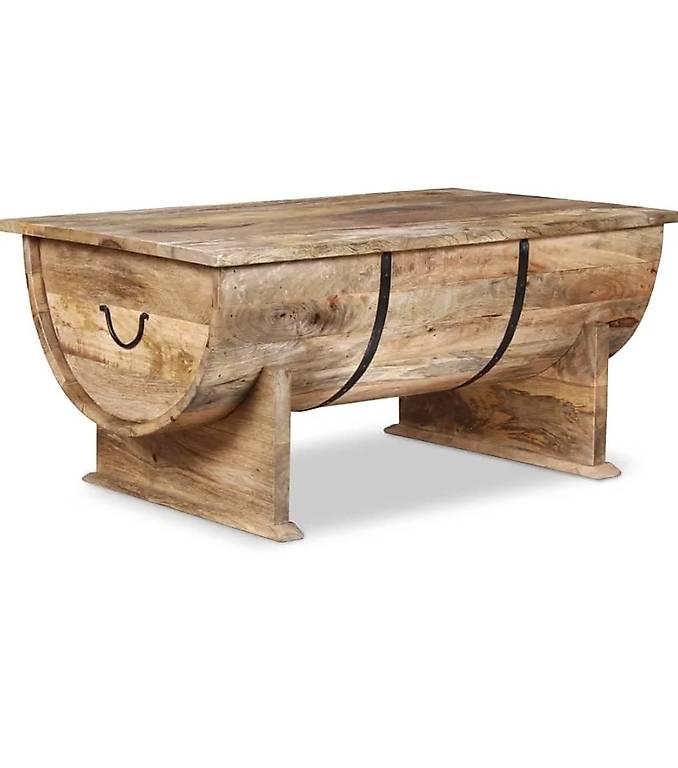 Mangoholz Massiv Couchtisch