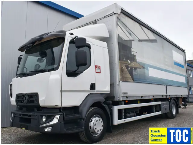 renault / renault trucks, d 16.280 e6 4x2 kran edscha, brücke-verdeck