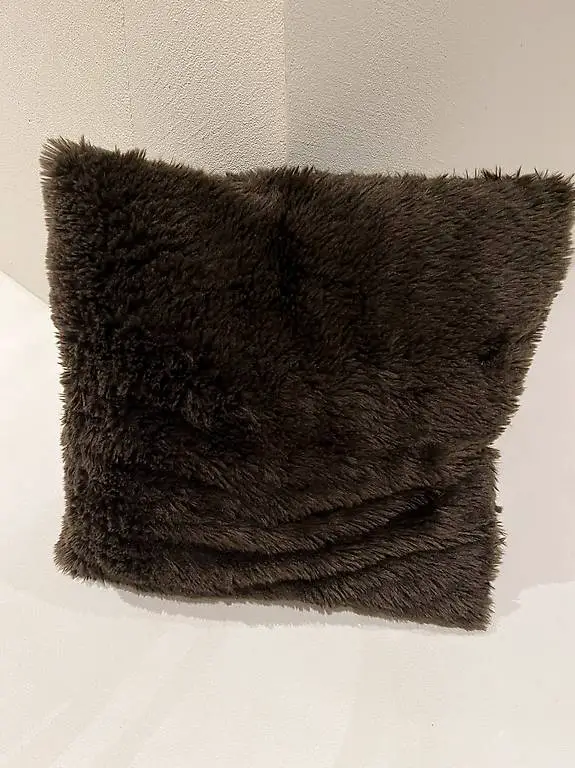 Zierkissen mit Inhalt Fell Kissen