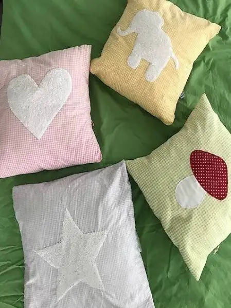 Baby Kissen neu inkl. Inlet im Set 4 Stück