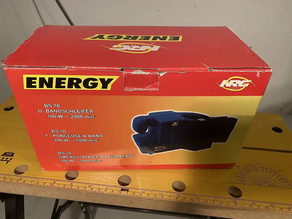 Energy BS 70 Bandschleifer, 700W, neu und im Originalkarton