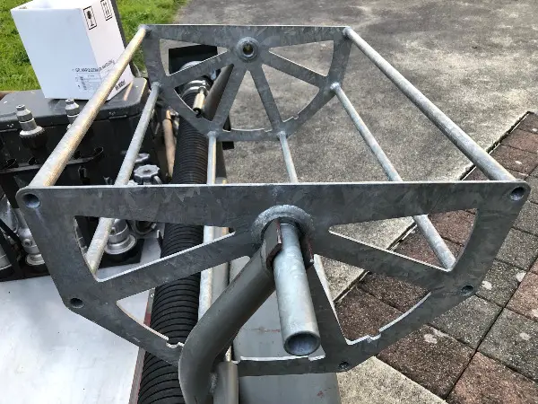 Haspelkorb für Feuerwehrschlauch zu MS Anhänger Typ 2.