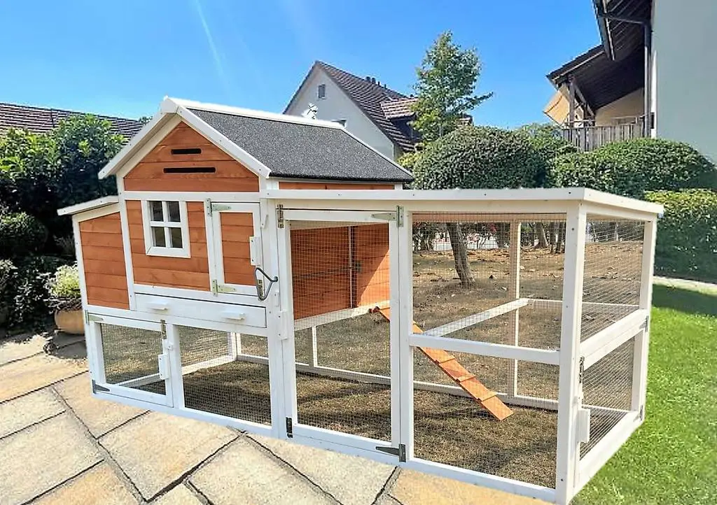 Massiver Hühnerstall Zwerghühner Hasen Wachteln Zinkwanne ne