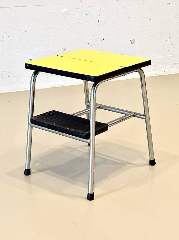 Retro Fusstritt-Hocker von Simplex Sedia