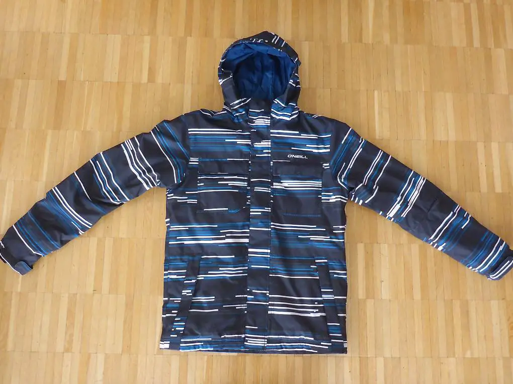 Snowboardjacke O"Neill blau/schwarz/weiss Gr. 176