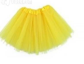  Tutu Tütü Gelb Prinzessin Tüllrock Neu