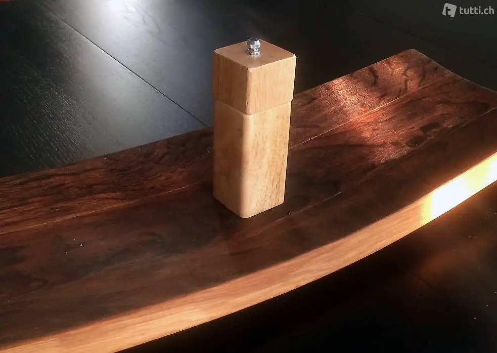 SCHALE BARRIQUE mit Gewürzmühle Schale vom Weinfass