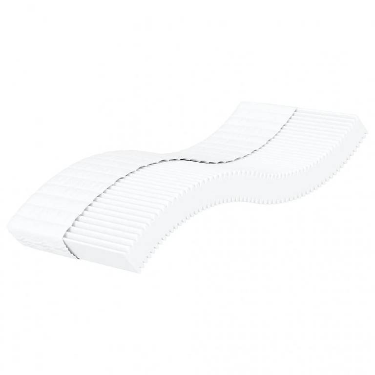 Schaumstoffmatratze Weiss 100x200 cm Härtegrad H2 H3