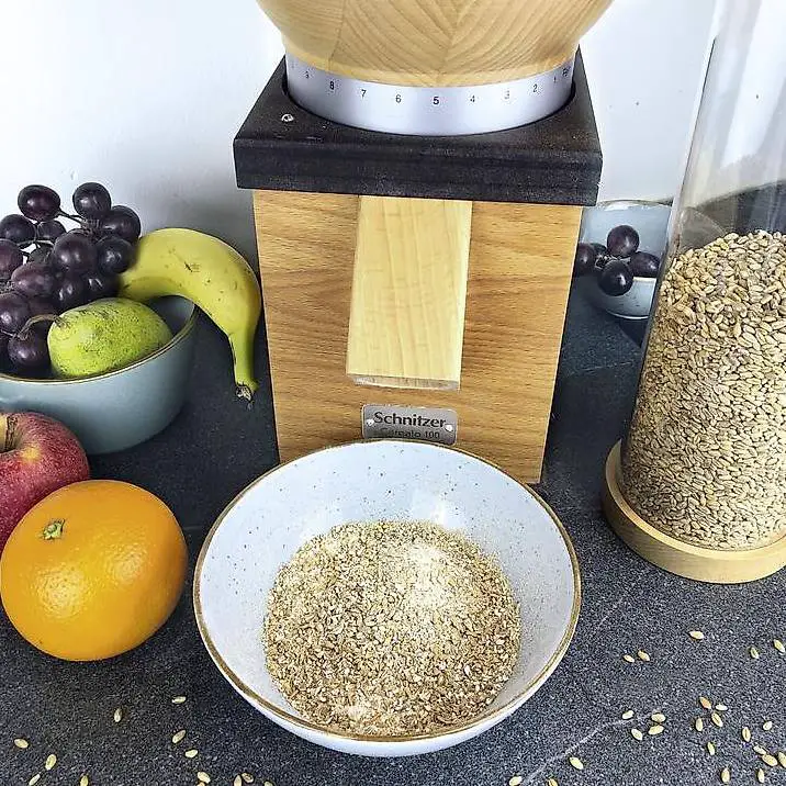 Getreidemühle Elektrisch Cerealo 125 Anthrazit Optik