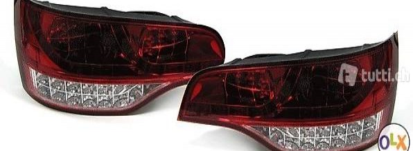 Audi Q7 05-09 LED RÜCKLEUCHTEN ROT KLAR + LED BLINKER
