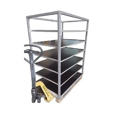 Zebra-Rollregal H157 x B122 x T82 cm - Gebraucht