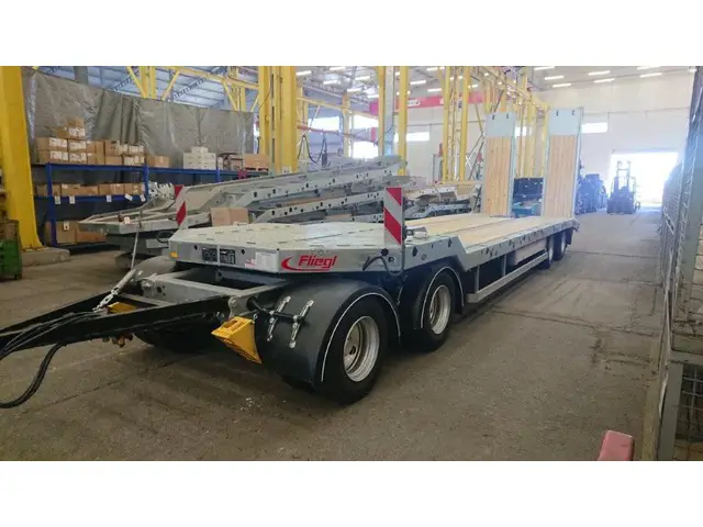 FLIEGL, Fliegl Tiefladeanhänger VTS 400, Tieflader