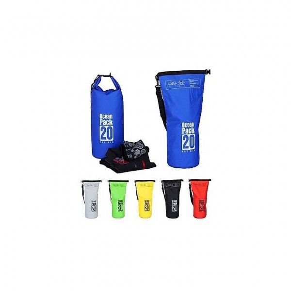  Seesack Strandtasche wasserdicht Outdoor 20L Blau