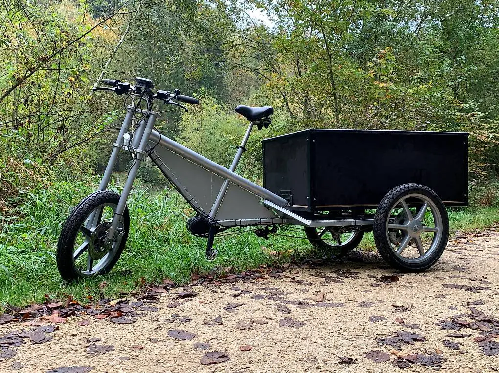 E-Bike -Grosser Akku 2000Wh-Cargo-48V-Lastenrad-Mittelmotor