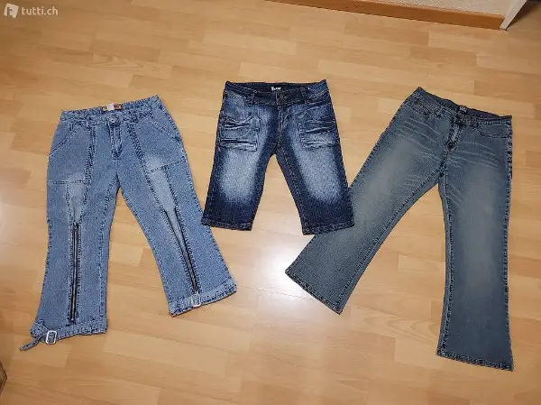 Diverse 3/4 Jeans Hosen & Jeans Kurze Hose