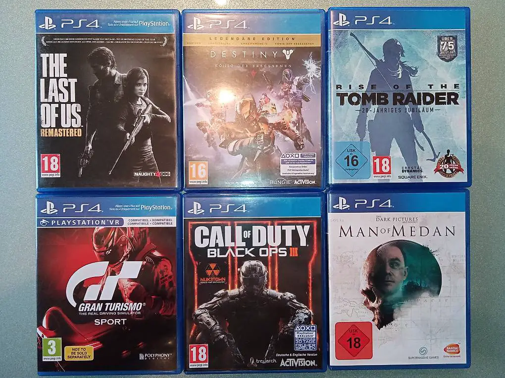 Gebrauchte PS4 Spiele