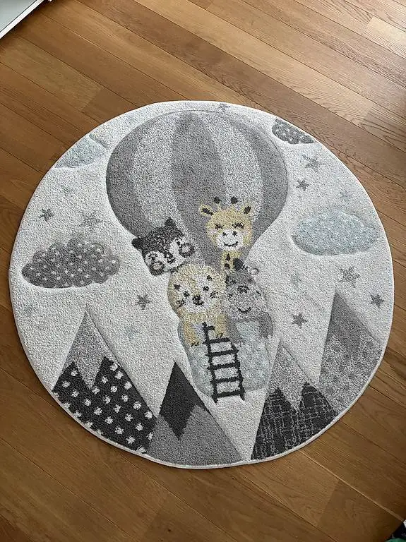 Kinderteppich rund 120x120 cm wie neu