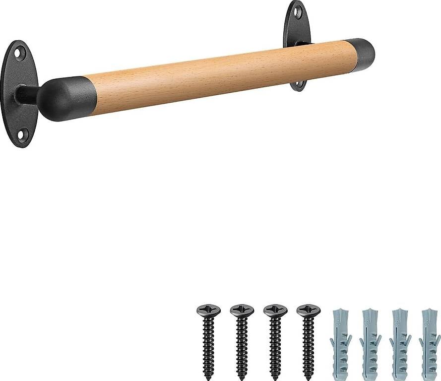 SELEWARE Handlauf Holz Innen Treppenhandlauf - 40.6cm Handlä