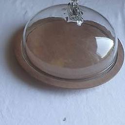 Käseglocke mit Glasdeckel