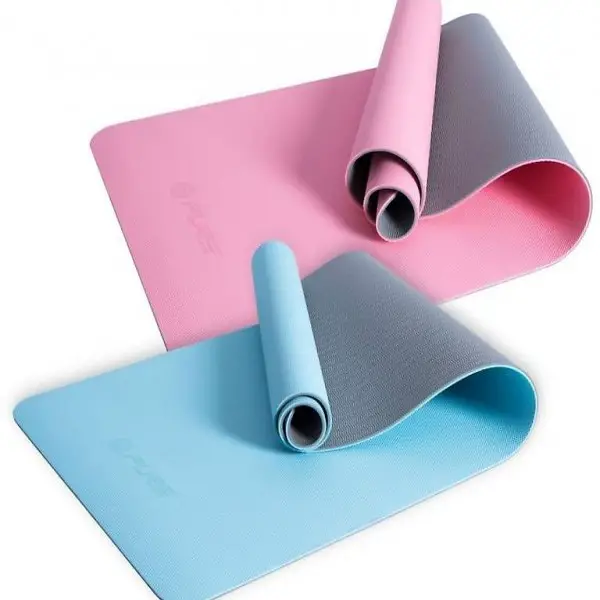  Yoga Matte Pure2Improve TPE in blau oder rosa
