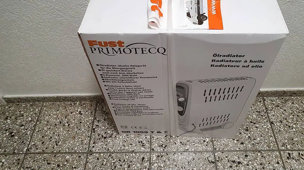 PRIMOTECQ Öl Radiator elektrisch