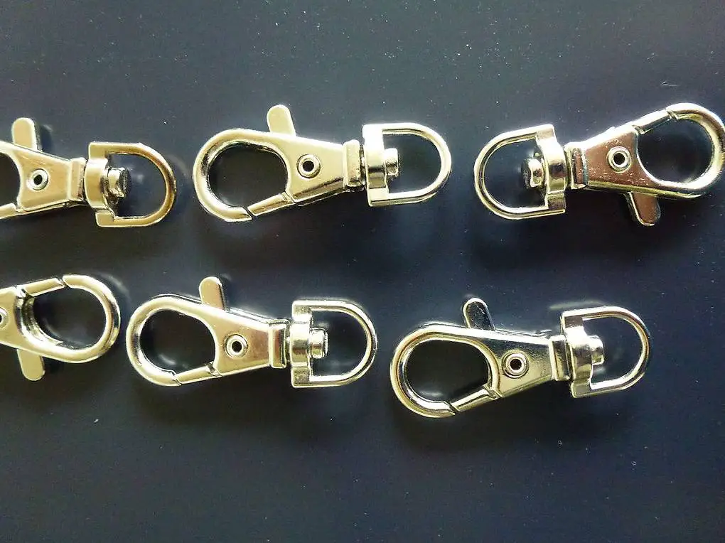 Kleine Karabiner Metallfarben