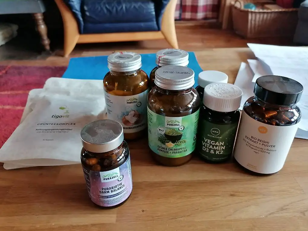 Versch. Nahrungsergänzungsmittel