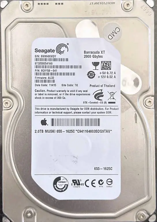 Festplatte ST3200541AS 2000.3 GB