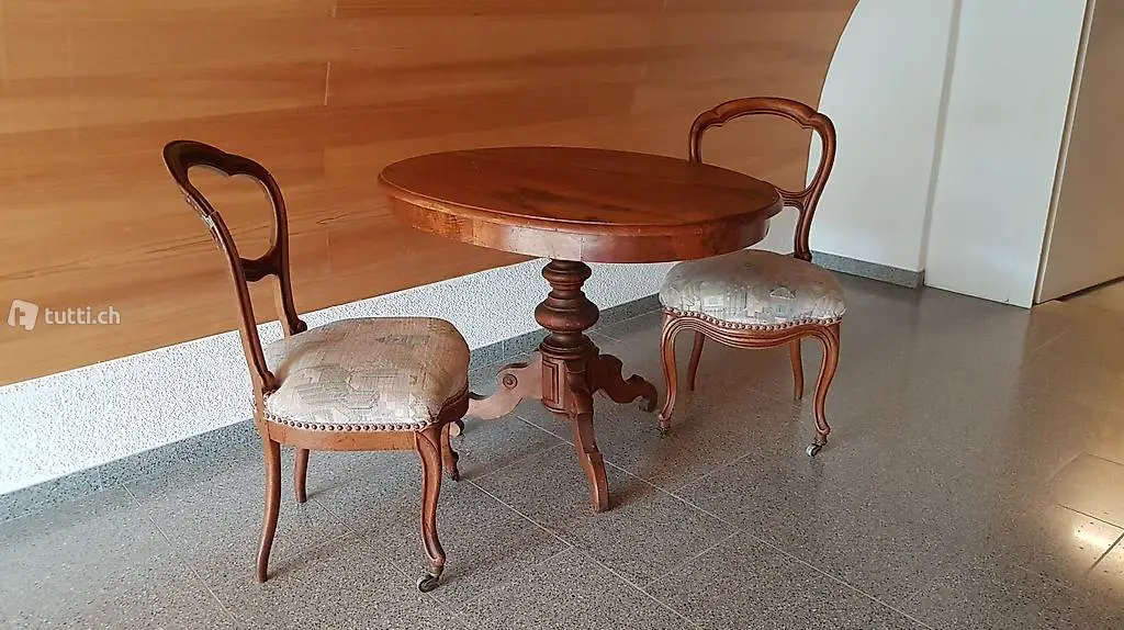 Tisch Louis Philippe antik oval