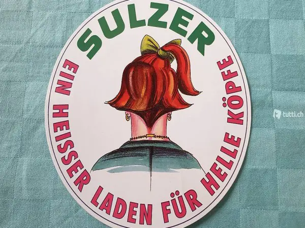  SULZER Frau HELLE KÖPFE Aufkleber