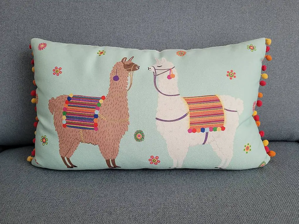 Zierkissen Lamas