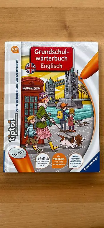 Tiptoi-Buch - Grundschul-Wörterbuch Englisch