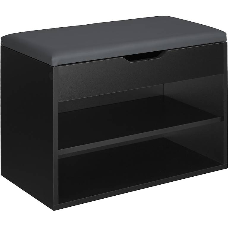 Panca per scarpe Jasmina, nero