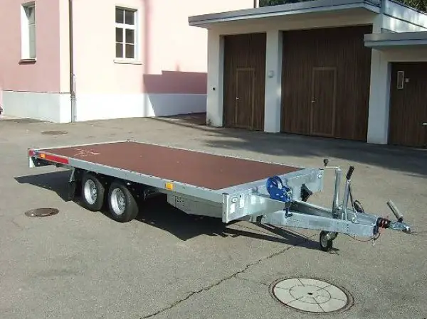  Neu - Anhänger Tema Car 4120 S 3"000KG mit Bordwänden