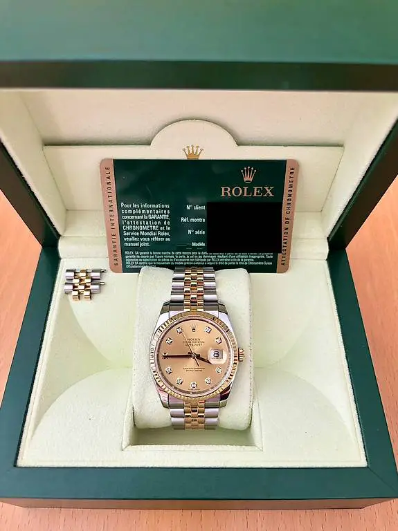 Rolex Datejust 36 Half Gold